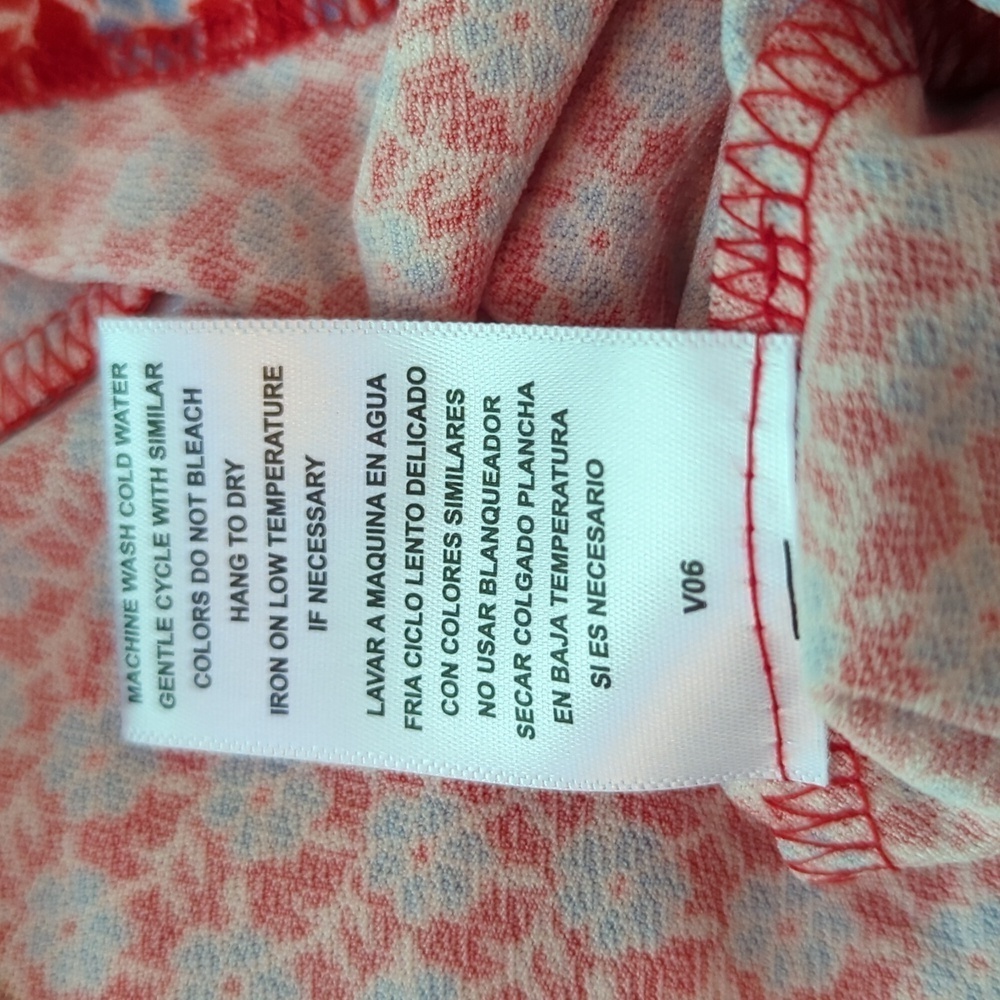 NWT Lily Rose Dress Red/Blue Summer - Picture 8 of 9